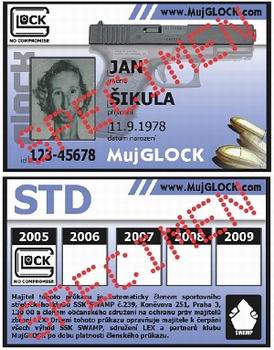 Grafické znázornění STD karty MujGLOCK