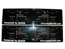 MujGLOCK registration plate frame